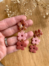Charger l'image dans la galerie, Boucles d'oreilles "Trio de June" rosé