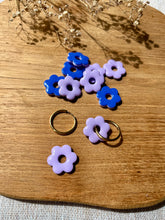 Charger l'image dans la galerie, Petite Daisy réversible - Lilas et bleu roi pailleté