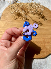 Charger l'image dans la galerie, Petite Daisy réversible - Lilas et bleu roi pailleté