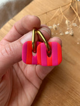 Charger l'image dans la galerie, Nicole rayé rouge et rose - Pièce unique
