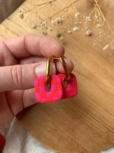 Charger l'image dans la galerie, Nicole damier rouge et rose - Pièce unique
