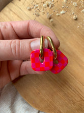 Charger l'image dans la galerie, Nicole damier rouge et rose - Pièce unique
