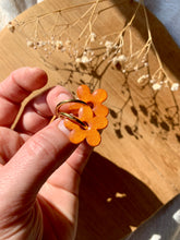 Charger l'image dans la galerie, Lily orange réversible (mat/métallique)
