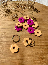 Charger l'image dans la galerie, Petite Daisy réversible - Pêche et Fuchsia
